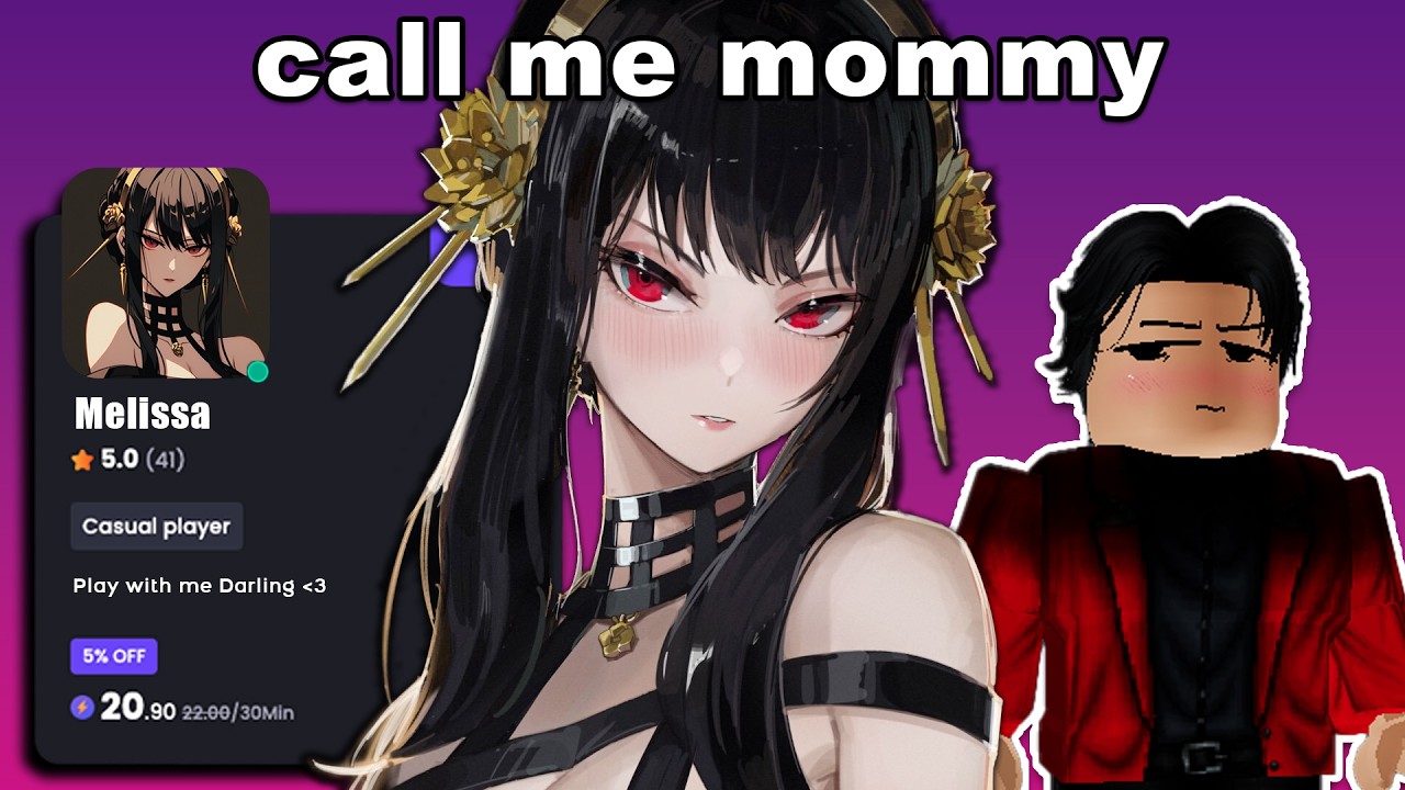 I Accidentally Hired a Dommy Mommy to Play Roblox With me