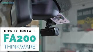 How to Install: Thinkware FA200 Premium HD Dash Camera