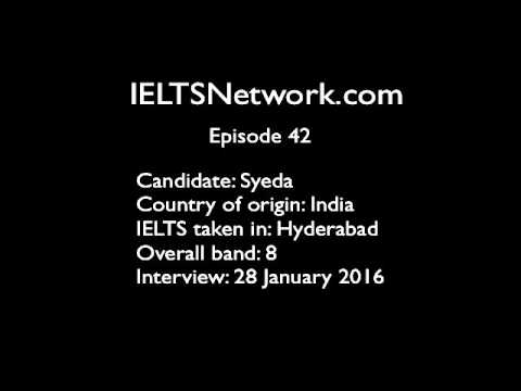 Episode 42 - Syeda Scores Band 8 In Writing...on Her Very First IELTS Attempt!