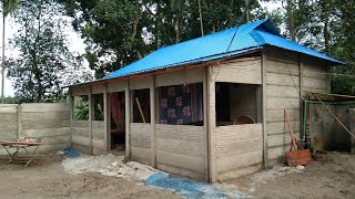 🏡নির্মাণে ইটের বিকল্প এবং ব্যয়সাশ্রয়ী প্রি-কাস্ট ওয়ালের বাড়ি।