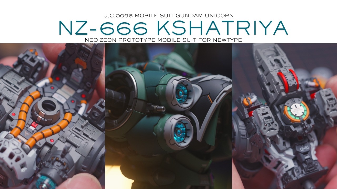 axis 솔로몬 모형 크샤트리야  커스텀 페인팅 ㅣ 마스킹의 순서와 도색방법 #.1 chest unit