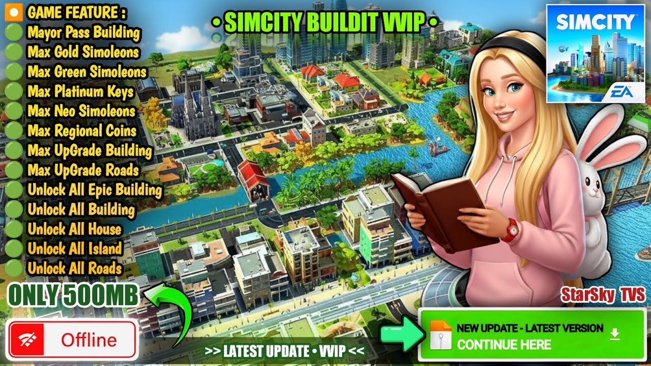 SimCity Buildit Mod Apk VVIP v1.69.2 Latest Version 8, Oct,