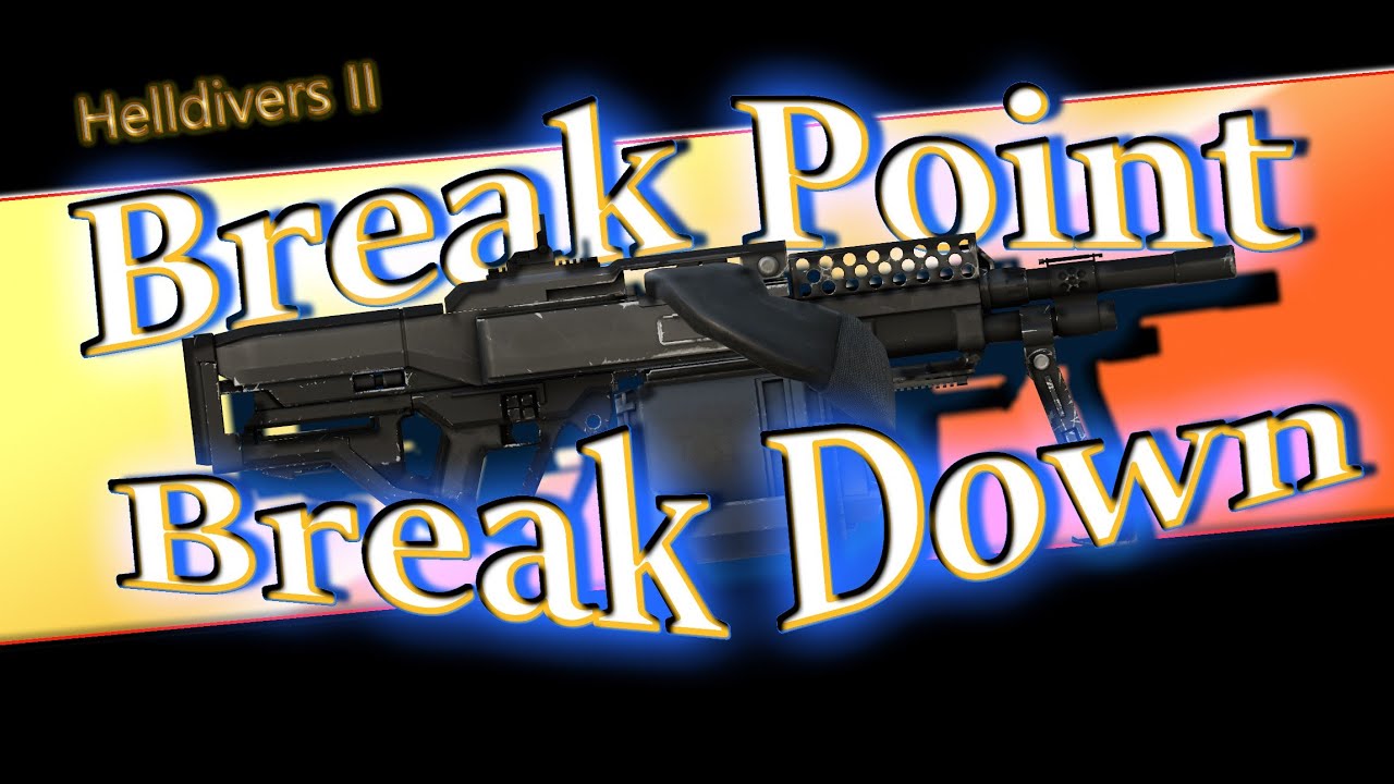 Helldivers 2 HMG breakpoint guide. - YouTube