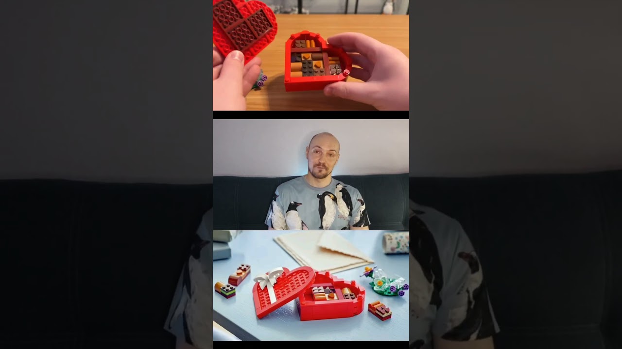 💝 LEGO выпустил коробку-сердце ко Дню святого Валентина! Идеальный подарок! 