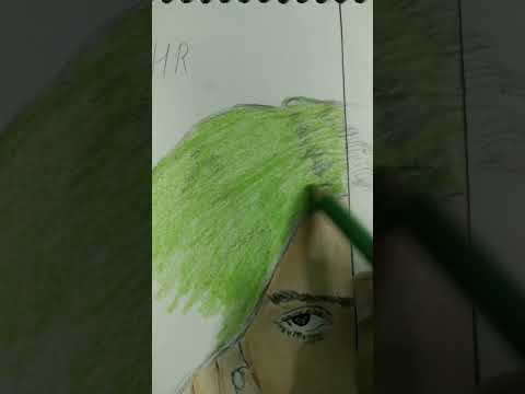 drawing Billie Eilish