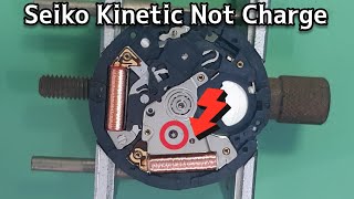 SEIKO Kinetic Watch is Not Charge, Gear Train Wheel Pinion Repair | SolimBD  - YouTube