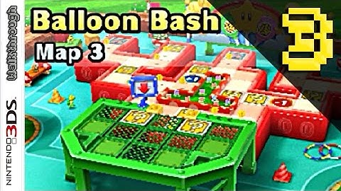 Mario Party: Star Rush: Walkthrough - Balloon Bash - Map 3 (All Maps Walkthrough - Part 3)