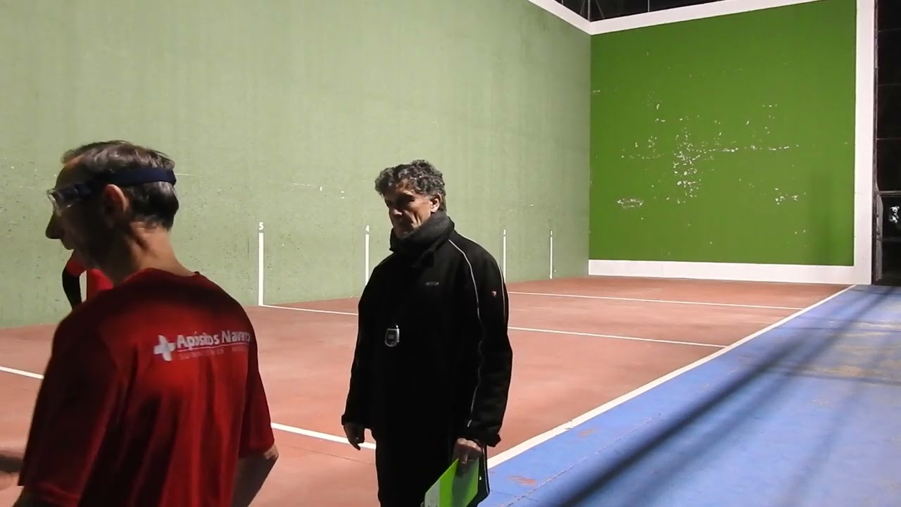 Frontenis  Valencia  liga 2ªDv  Z1  Portacoeli D--Cheste D(10-1-26) Alvarado-Manuel  1er set