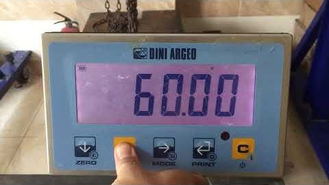 Đầu cân Dini Argeo DFWLID