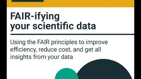 FAIRifying your scientific data - BioLizard Webinar