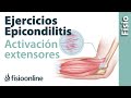 Epicondilitis - Ejercicio de reprogramación o activación de epicondileos