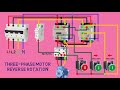 Three phase motor forward and reverse rotation wiring  sra electrical