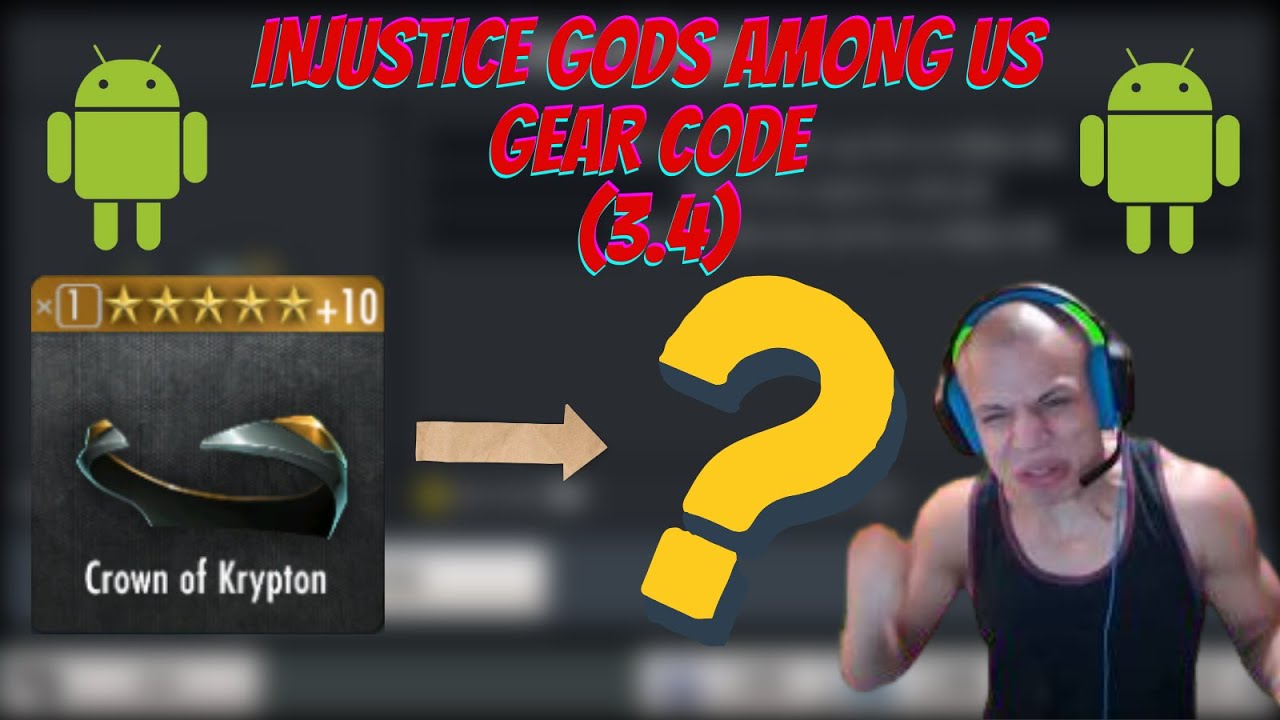 INJUSTICE GODS AMONG US (3.4) Gear Codes [ANDROID] 2021 Boss Magpily