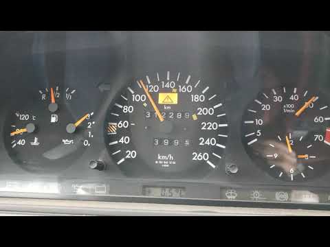 Mercedes-Benz W124 E320 1994 acceleration 0-180 M104 engine great sound