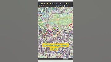 How to style a Polygon Layer in QGIS ⁉️ #gis #geography #qgis #map #mapping #shorts #shapefile