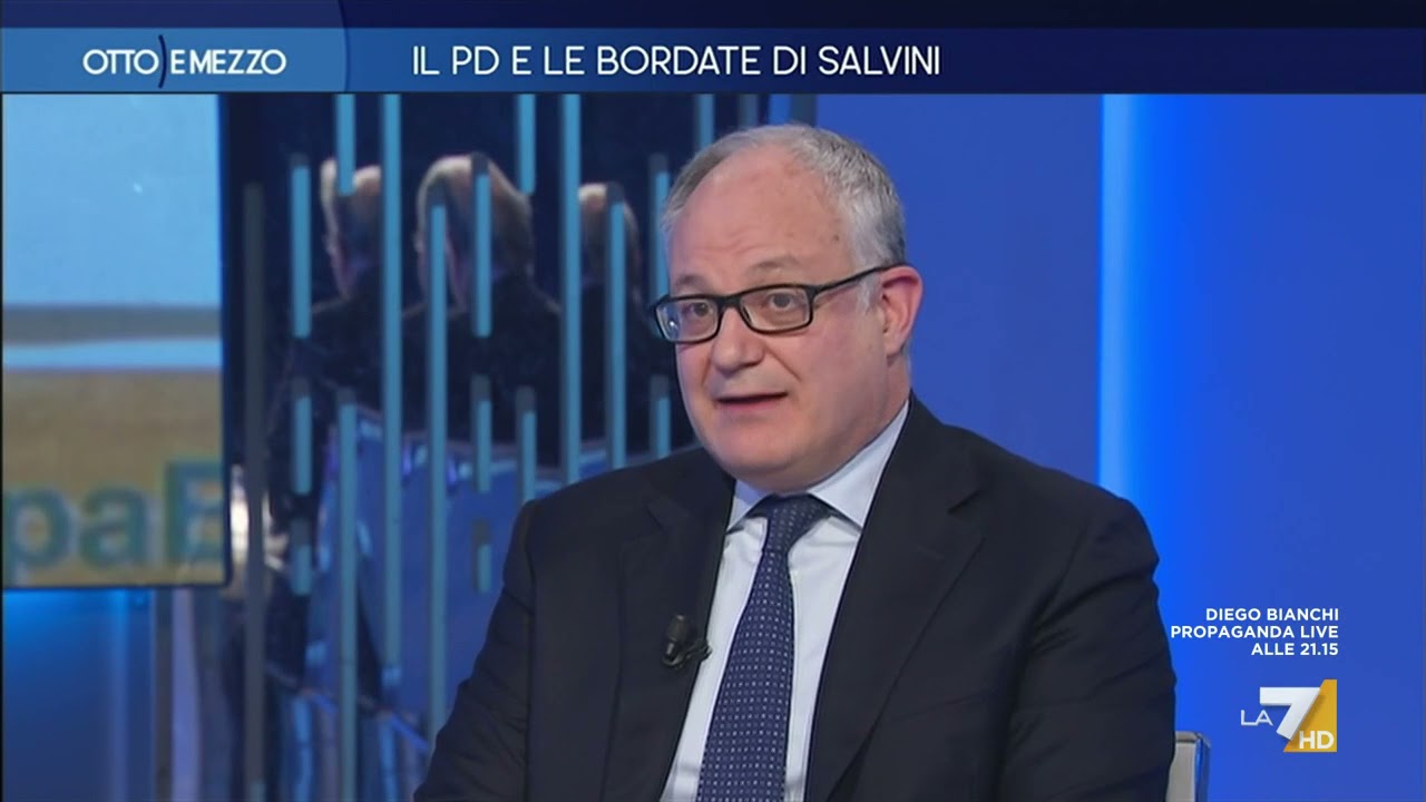 L'ex ministro Roberto Gualtieri: 
