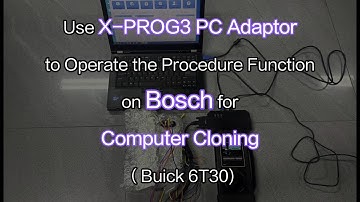 Launch X-PROG3 PC Adaptor | Clone BOSCH BUICK 6T30