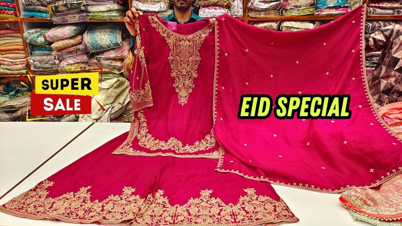 Bridal Dresses 💖 | Fancy Chinon Fabrics Pakistani Designer Suits YS Textiles Hyderabad