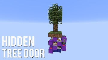 Redstone: Hidden Tree Door [Tutorial]