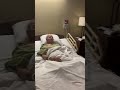 My 97-year-old Dad’s new rehab room after a week in the hospital with the flu