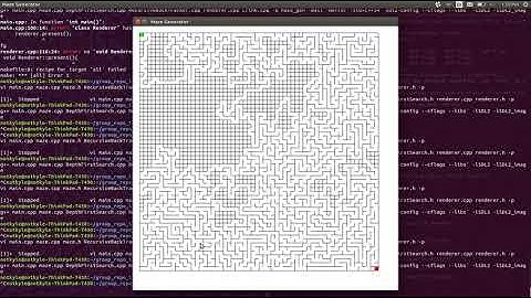 Maze Generator using SDL2