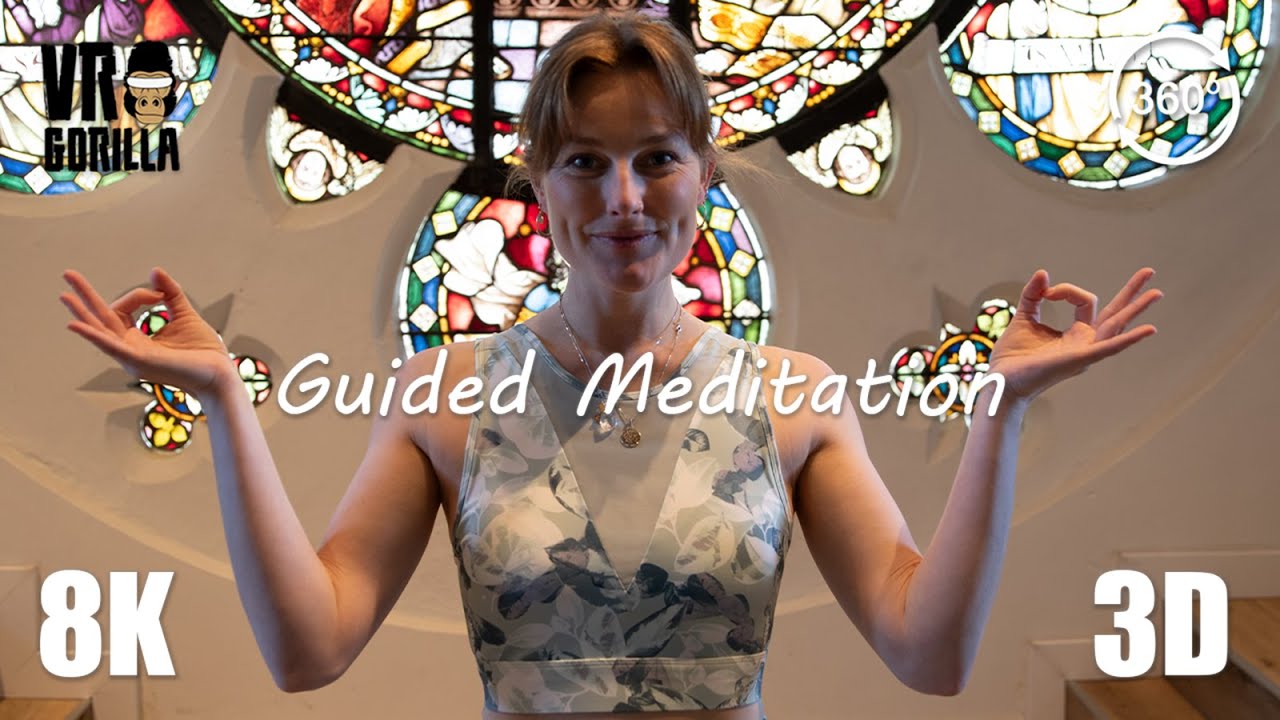 Yoga VR - Guided Meditation with Anna - (short) 8K 360 3D Video - YouTube