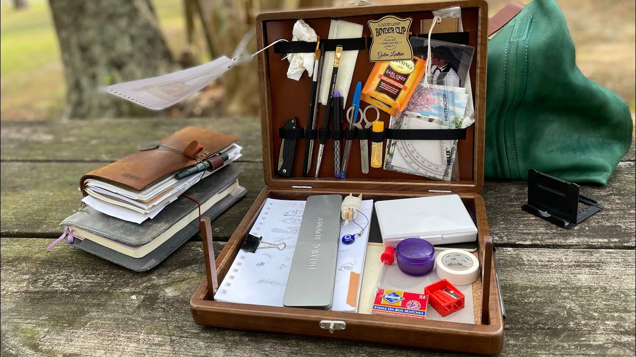 The Galen Leather Writing Box Honest Review YouTube