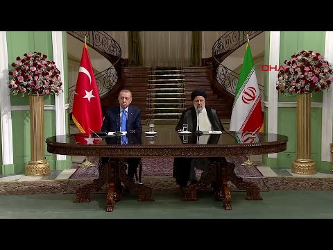 Cumhurbaşkanı Erdoğan İran Cumhurbaşkanı Reisi ile ortak açıklama yaptı