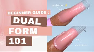 💅DUAL FORM 101: Beginner Guide Poly Nail Gel Nails (CC)