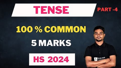 Correct Tense for Ahsec 2024/ Tense for Hs 2nd year 2024