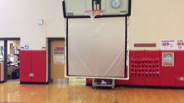 My rear projection screen setup