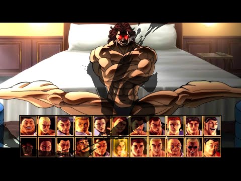 Yujiro Hanma vs. Full Roster of Garouden Breakblow: Fist or Twist - PS2 Gameplay (No commentary)