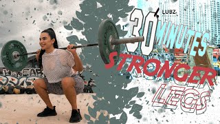 30 Minutes Stronger-Toned Legs| ٣٠ دقيقة تمارين لتقوية الرجلين وشدها