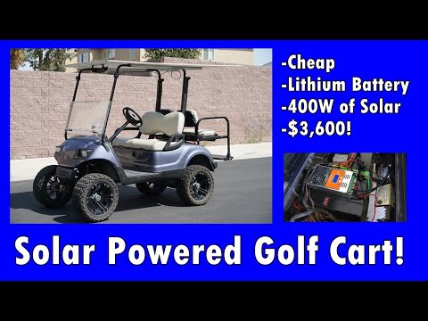 diy solar powered golf cart for 3600 mars rover on a budget