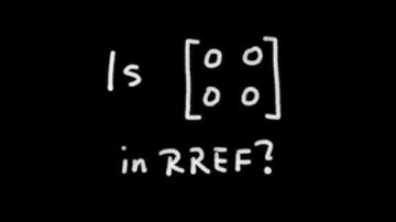 Easiest Way to Identify Row Echelon Form/Reduced Row Echelon Form [Passing Linear Algebra]