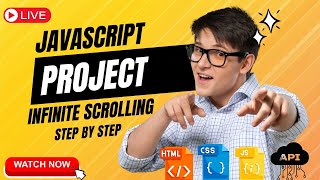 Infinite Scrolling Project using html CSS and JavaScript | In Hindi | Step by Step