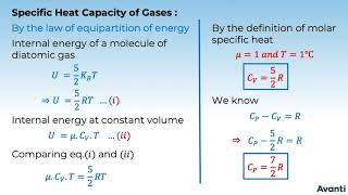 3. 11P13.2 CV 2 Specific Heat Capacities of Gases and Mean Free Path
