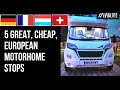 Motorhome Aires in Europe - 5 Great, Cheap Stops #vanlife