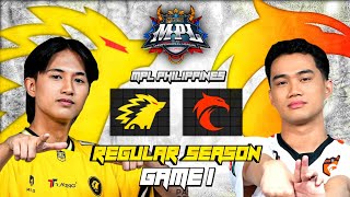 ONIC PH vs TNC PRO TEAM GAME 1 | MPL Philippines Season 16 - Regular Season | ONIC vs TNC