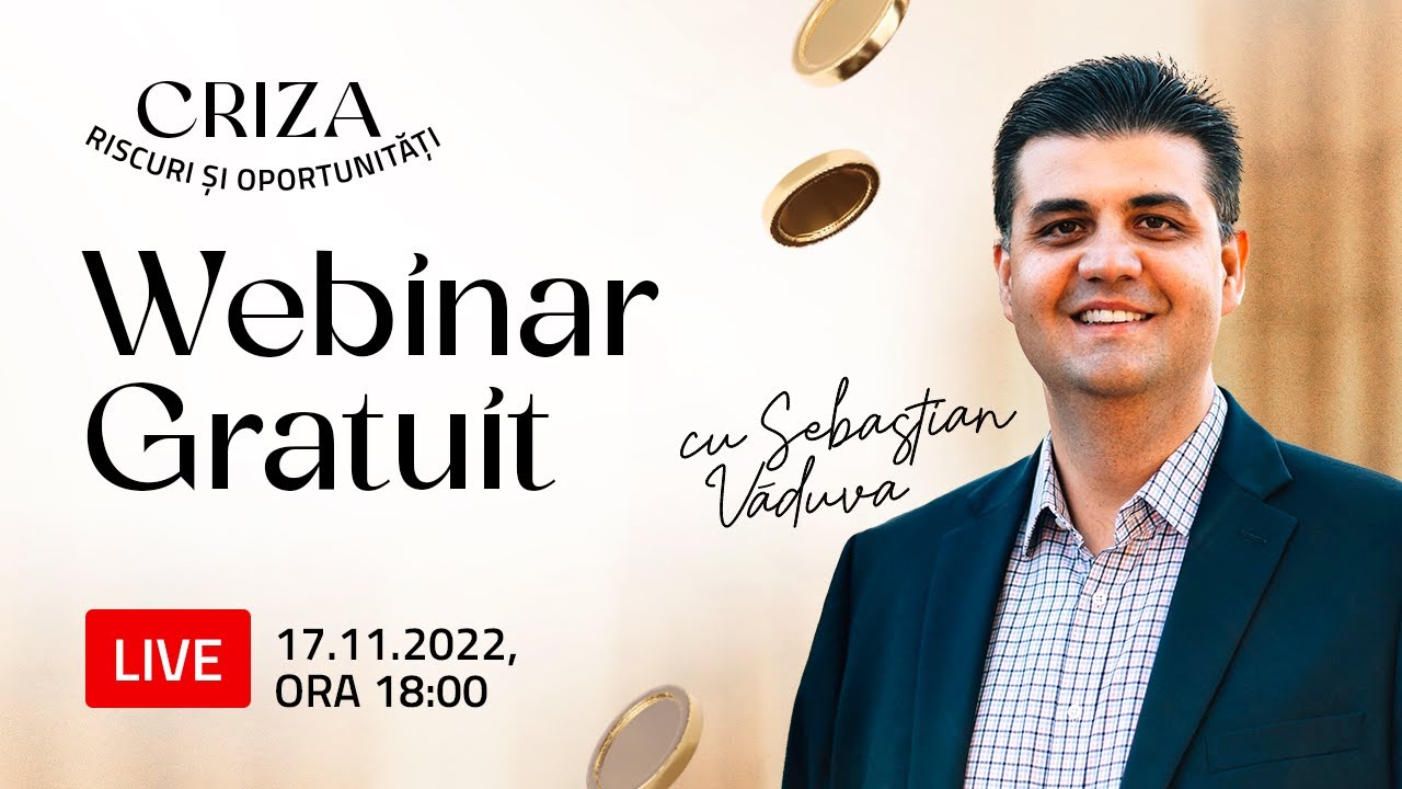 Criza financiară: riscuri și oportunități cu Dr. Sebastian Văduva, MBA ...