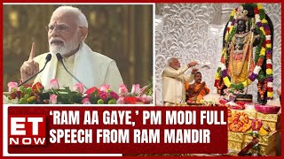 'Siyavar Ramchandra Ki...' PM Modi's Full Speech After Ayodhya Ram Mandir Pran Pratishtha
