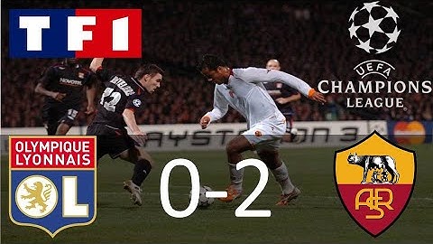 OL 0-2 AS Rome | 8ème de finale retour | Ligue des champions 2006/2007 | TF1/FR
