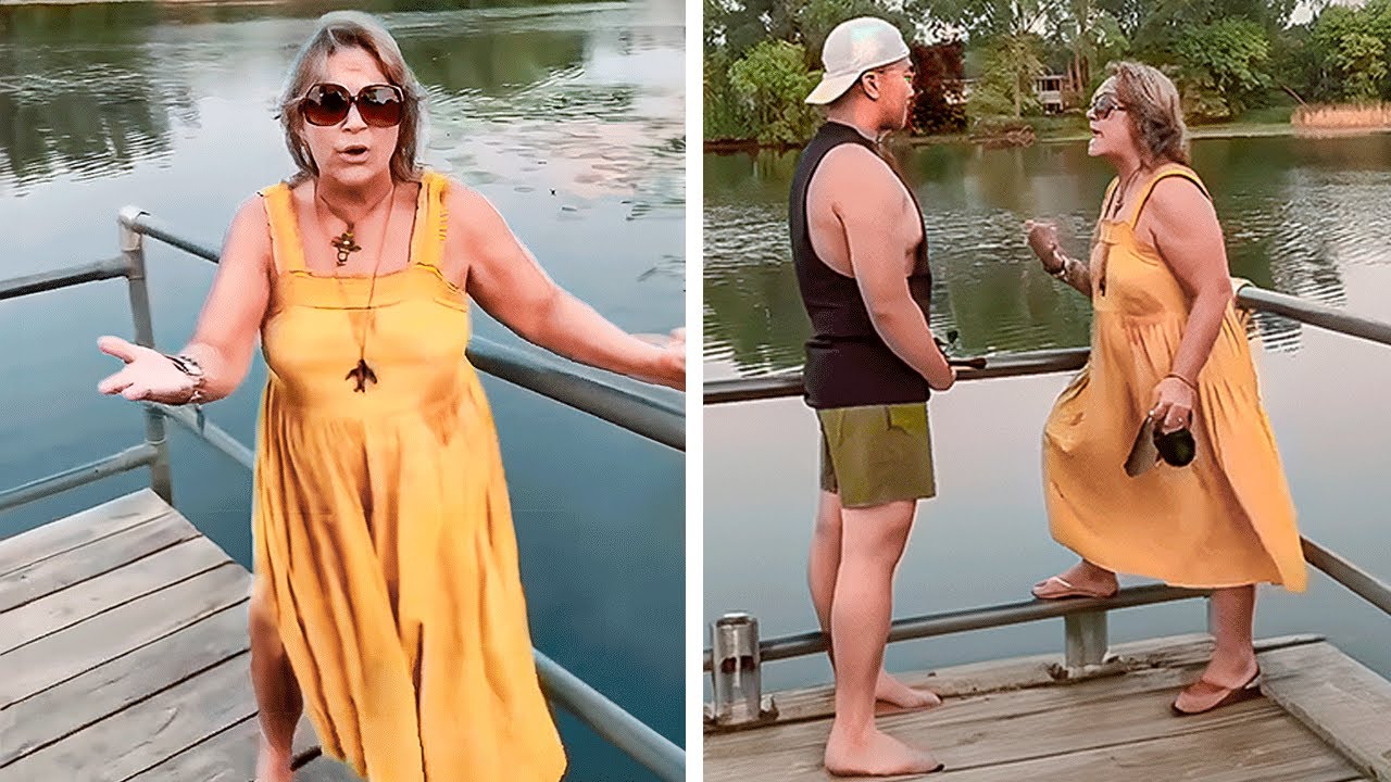 Karen Messes With The Wrong MAN..