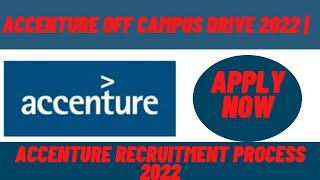 Accenture Off Campus drive 2022 | Accenture Recruitment Process 2022 - 4 Job Roles in Accenture