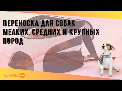 Переноска для собак мелких, средних и крупных пород