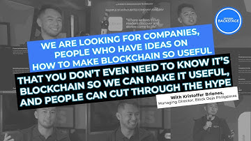 Block Dojo Philippines is looking for idea stage entrepreneurs | Kristoffer Briones | CG Backstage