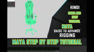 chair rig in maya | maya rigging tutorial