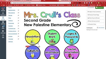 Making a Table in Canvas