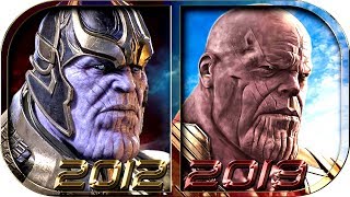 EVOLUTION of THANOS in Movies Cartoons TV (1998-2019) 😡 Avengers Endgame Thanos death defeat scene