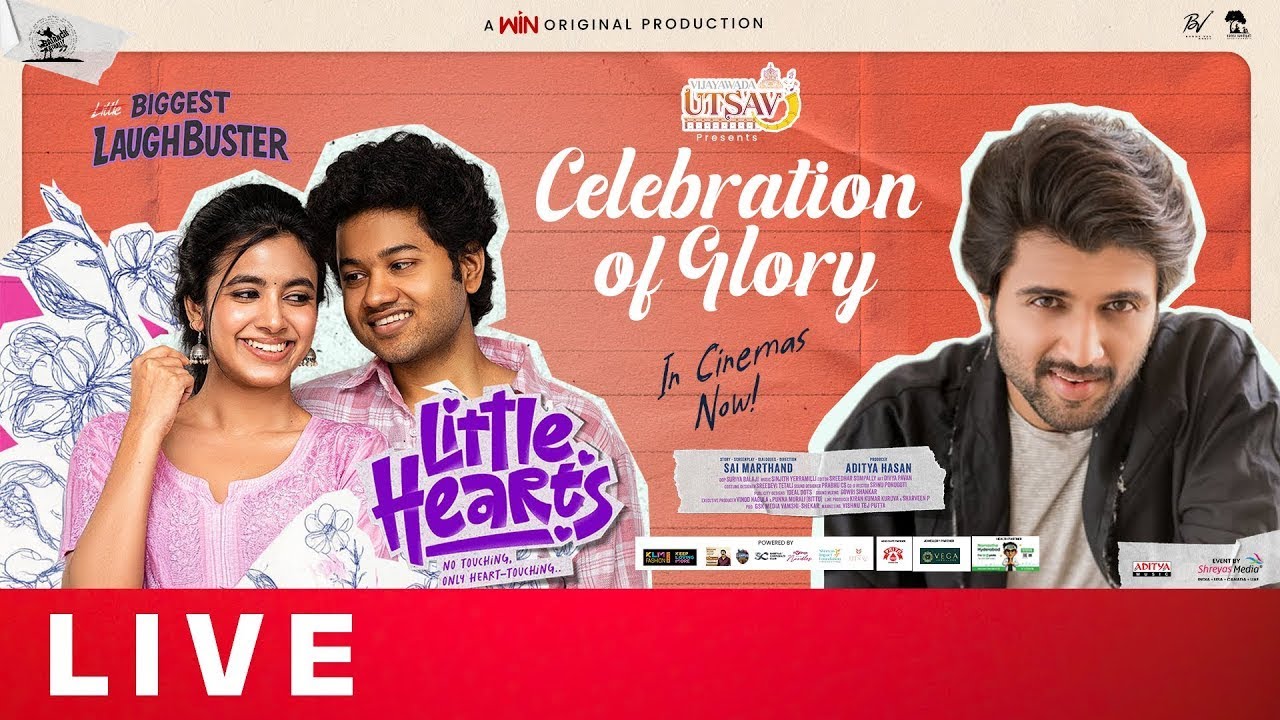 Little Hearts Celebration of Glory LIVE | Vijay Deverakonda | MouliTalks | Shivani | Sai Marthand